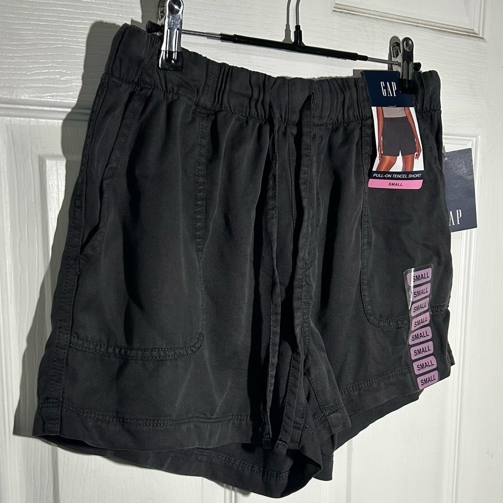 GAP Pull-On Tencel Shorts, Dark Gray, Women’s Size Small, NWT - Picture 2 of 13